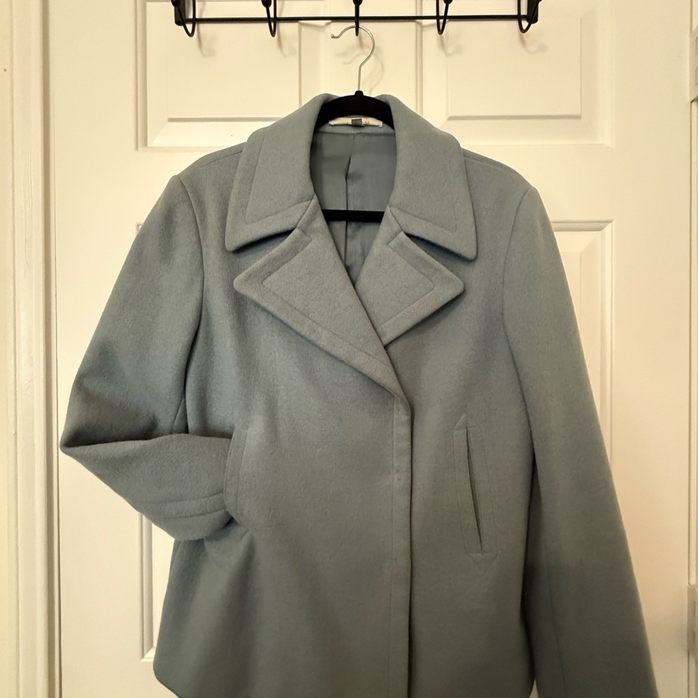 Marc Jacobs Women's Light Blue Pea Coat